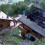 Le chalet de l'OTS à Salvan, le mercredi 5 octobre 1994